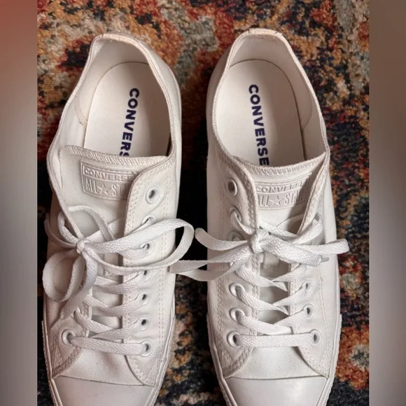 Converse All Star White Men's Shoes - Picture 2 of 6
